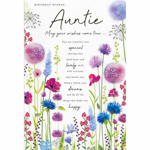 Picture of BIRTHDAY WISHES AUNTIE